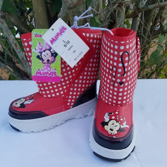 Disney Other - Disney Minnie Mouse Girls Boots NWT